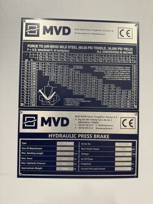 Wysong MC240-145 PRESS BRAKE - Image 4